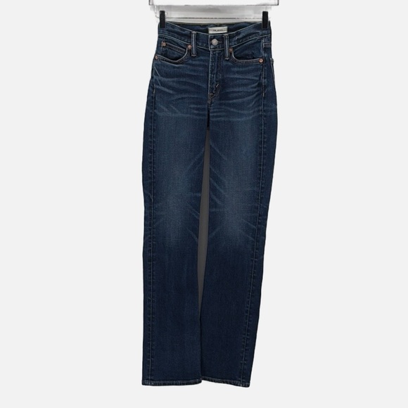 AE77 New York The Boot Premium Jeans Dark Wash - Size 23 - Picture 1 of 8